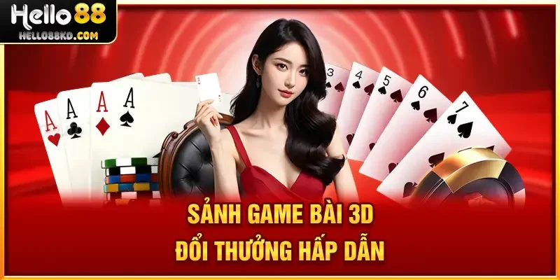 Sảnh game bài 3D đổi thưởng hấp dẫn